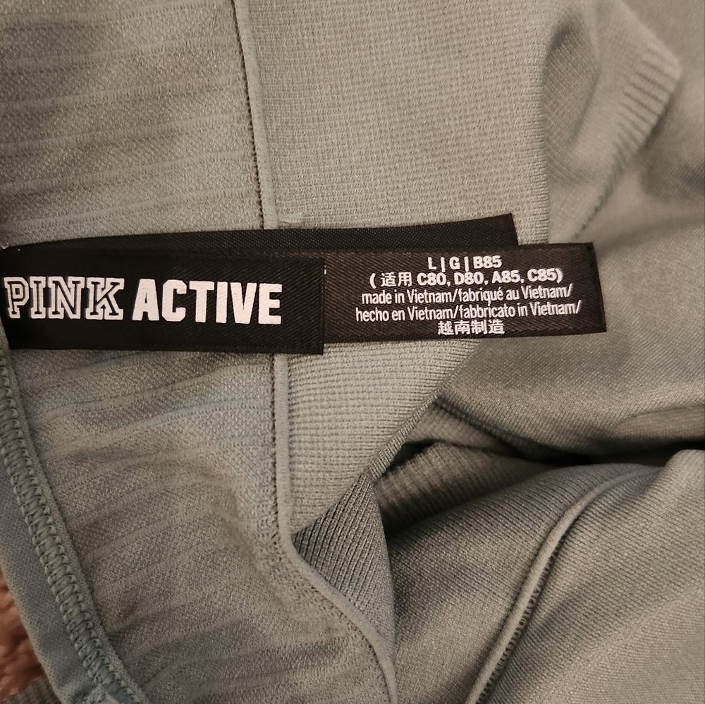 Victoria's Secret Pink Sea Salt 2 Peace Seamless Work Out Set - Picture 5 of 15